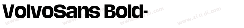 VolvoSans Bold字体转换